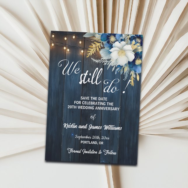 Reserve A Data We Still Do 20th Wedding Anniversary String Lights (Criador carregado)