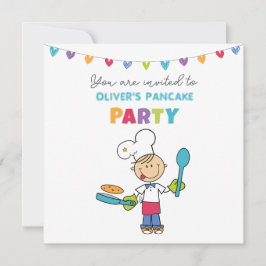 Reserve A Data Welcome to Pancake Party invitation