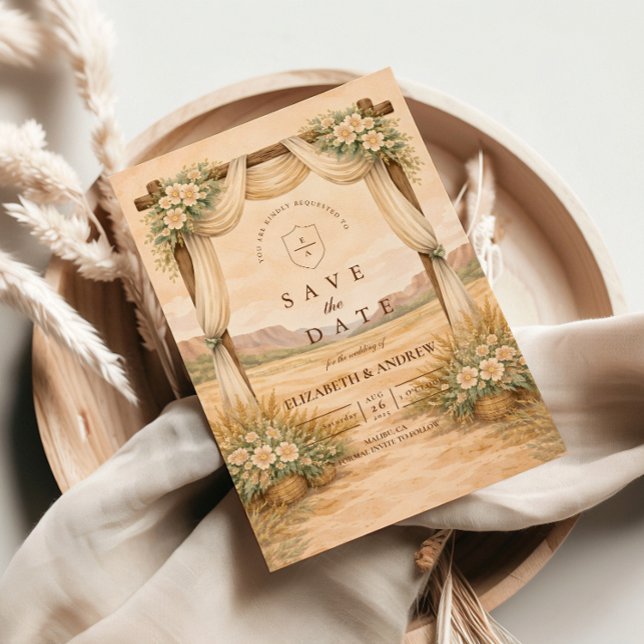 Reserve A Data Western Desert Arch Wedding (Criador carregado)