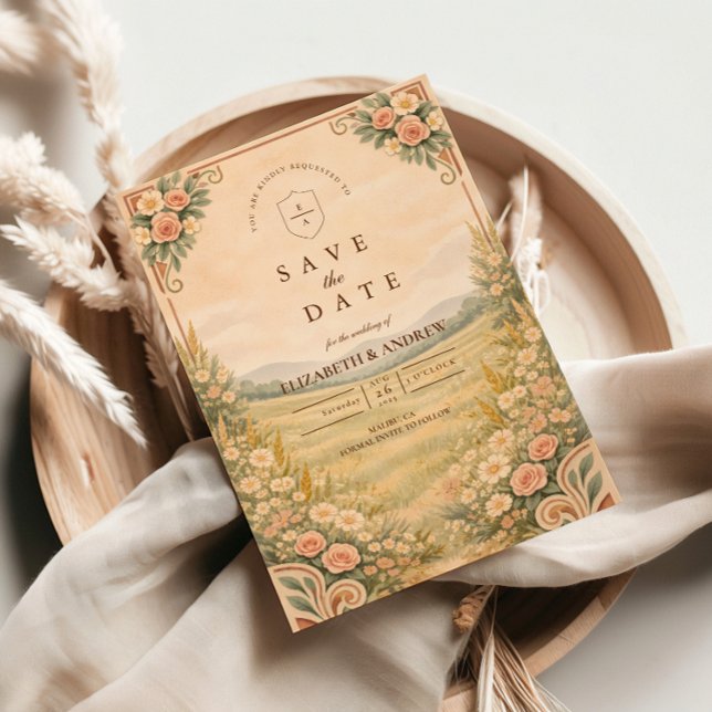 Reserve A Data Western Desert Floral Arch Wedding (Criador carregado)