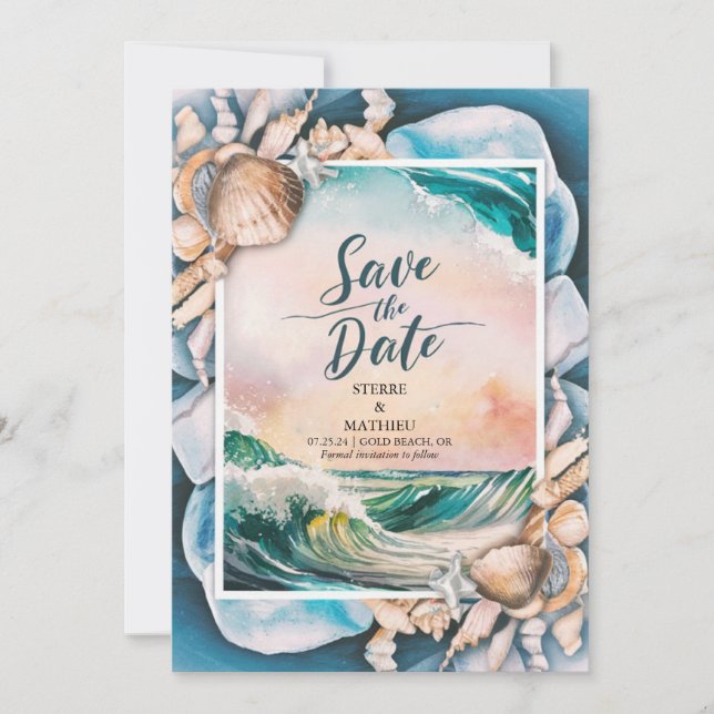 Reserve A Data Whimsical Beach Wedding (Frente)