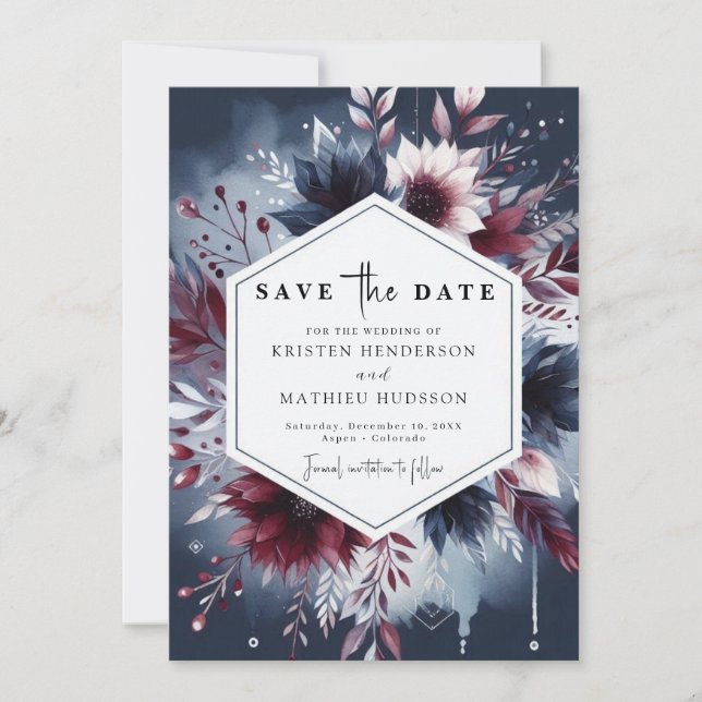 Reserve A Data Whimsical Printable Burgundy (Frente)