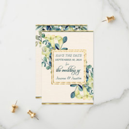 Reserve A Data White Calla Lily e Eucalyptus