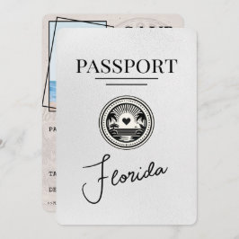 Reserve A Data White Florida Passport Salvar a data