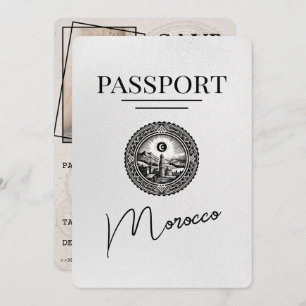 Reserve A Data White Marrocos Passport Salvar Data