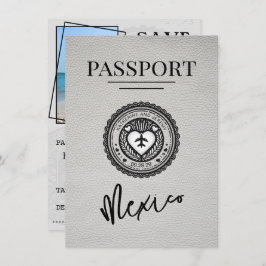 Reserve A Data White Mexico Passport Salvar a Data