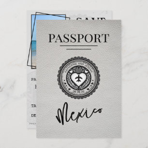 Reserve A Data White Mexico Passport Salvar a Data