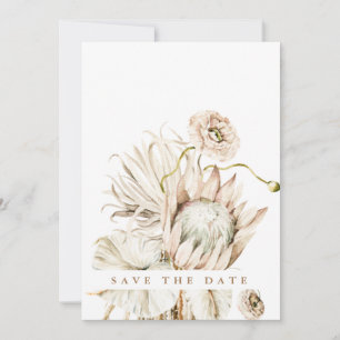 Reserve A Data Wild Boho Protea Pampas Grass Casamento Desvanecid
