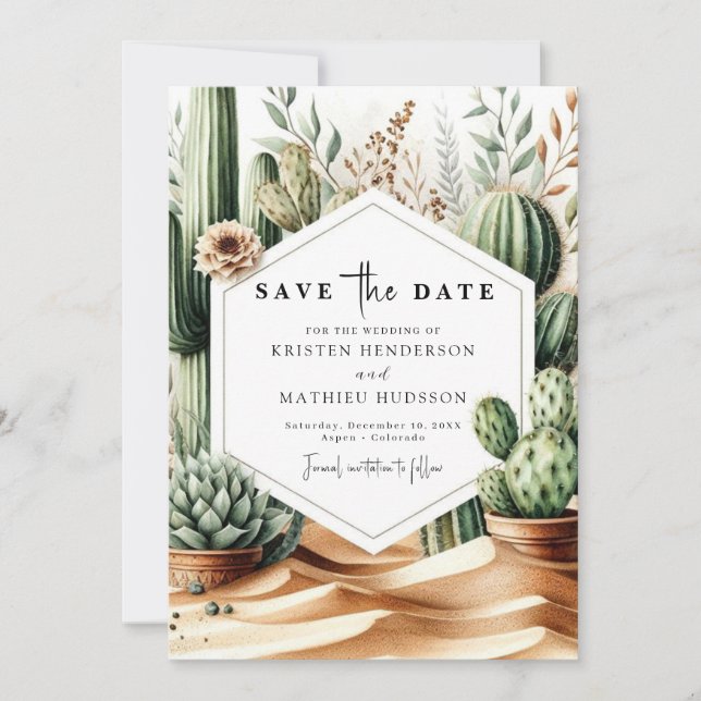 Reserve A Data Wild West Romantic Cactus Wedding (Frente)