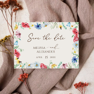 Reserve A Data Wildflower boho Garden Beige Horizontal
