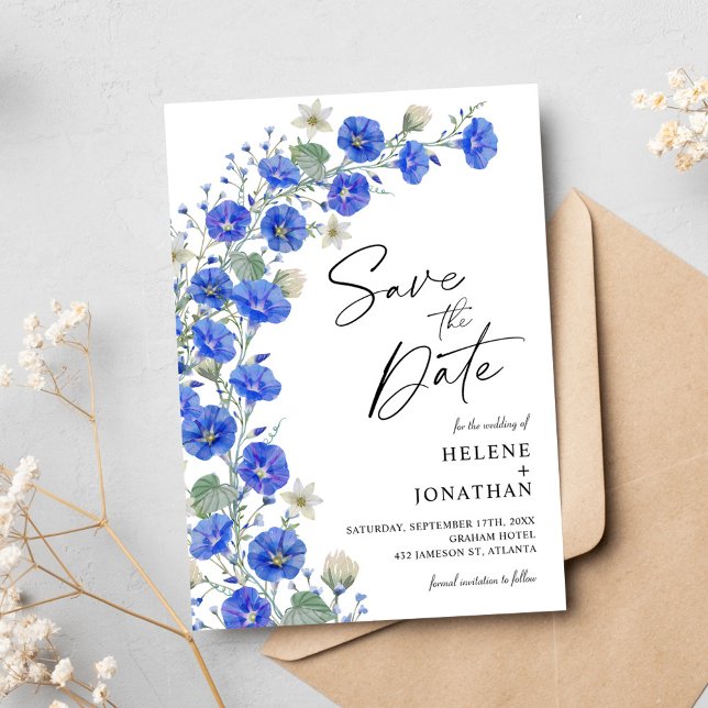 Reserve A Data Wildflower Modern Rustic Elegant Wedding (Wildflower Modern Rustic Elegant Wedding Save The Date)