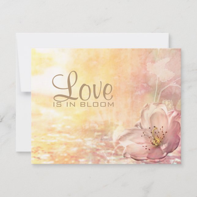 Reserve A Data Wildflower Save the Date (Frente)