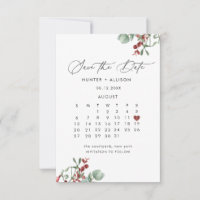 Winter Save the Date (Salvar a data)