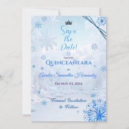 Reserve A Data Winter Wonderland Quinceañera Salve a Data