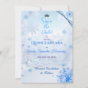 Reserve A Data Winter Wonderland Quinceañera Salve a Data