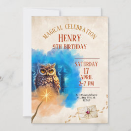Reserve A Data Wizard School Themed Birthday Party Invitation