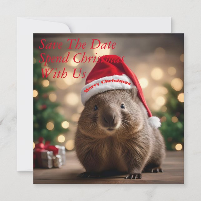 Reserve A Data "Wombat Wonderland: A Cozy Christmas Eve" (Frente)