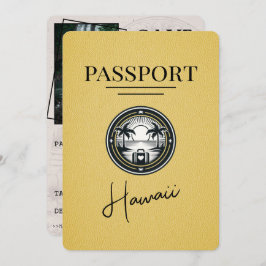 Reserve A Data Yellow Hawaii Passport Salvar Data