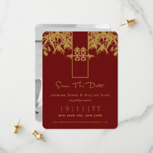 Reserve A Data Zen Bamboo Dupla Felicidade Chinesa Salva A Data