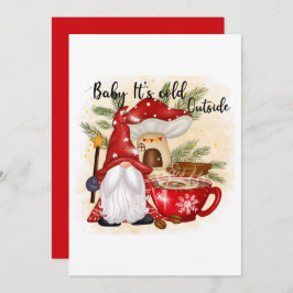 resfriado fora do gnome Holiday adiciona sentiment