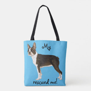 Resgate de Boston Terrier Tote Bag