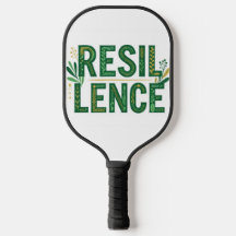 Resiliência Botânica Estética Citação Pickleball P