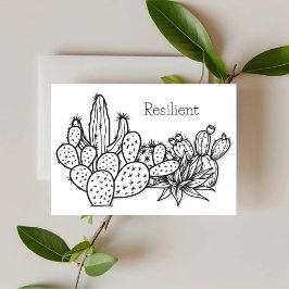 Resiliente – Cartão de Incentivo Desert Ink