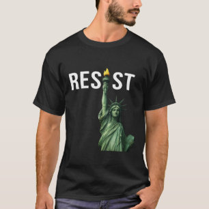 RESIST: Camiseta da Estátua da Liberdade