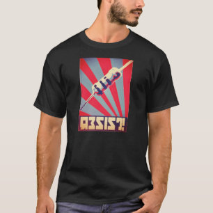 Resista a camisa da propaganda