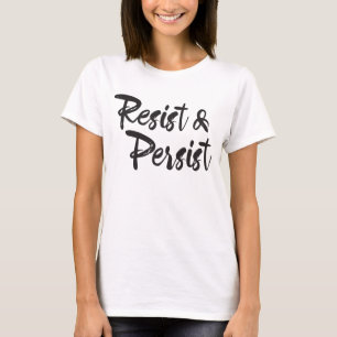 Resiste à persistência da moderna camisa manuscrit