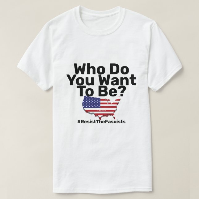 Resiste Aos Fascistas - Uma Camisa MisterP (Frente do Design)