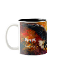 Resistência Renovada: Isaiah 40:31 Caneca Personal