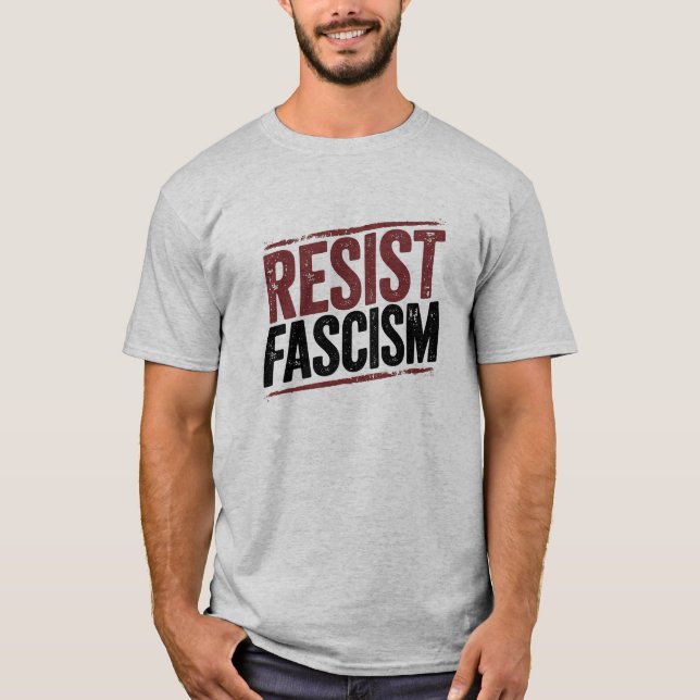 Resistir à camiseta fascista (Frente)