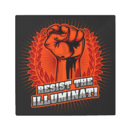 Resistir À Ponta Laranja Illuminati Levantada