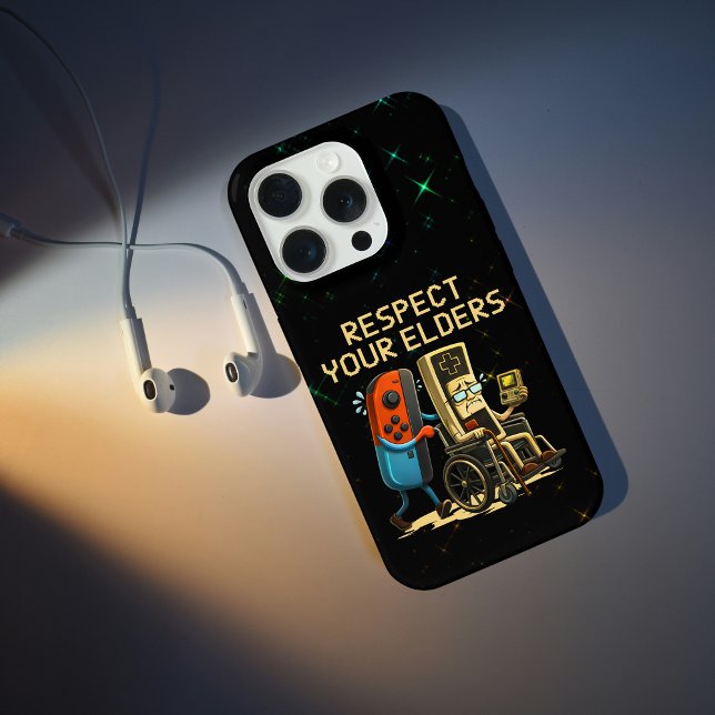 Respect Your Elders Gaming Control Retro Funny (Criador carregado)