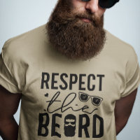 Respeite a Barba Design Divertido