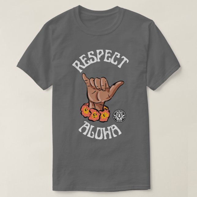 Respeite a Camisa Aloha (Frente do Design)