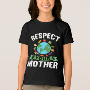 Respeite a Camiseta da Vida Comfort Colors da Mãe