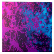 Respingos de Neon Roxo