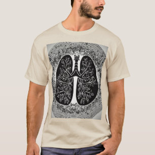 Respira a negrito: Abstrato pula Camisetas de logo
