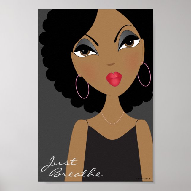 Respira o Impressão Poster (Frente)