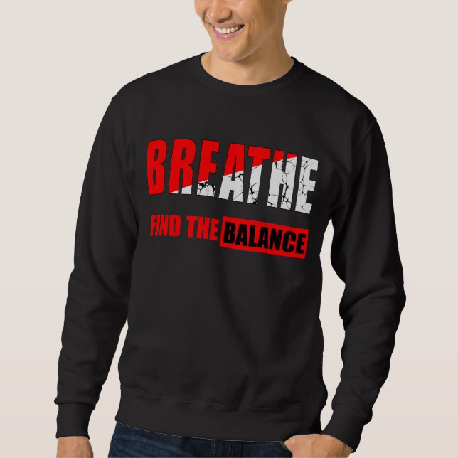 Respira y encuentra el equilibrio Camiseta (Frente)