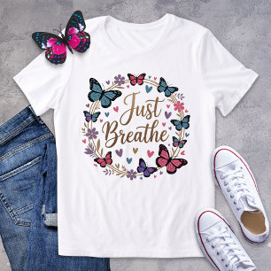 Respire A Camisa De Ferro Da Borboleta
