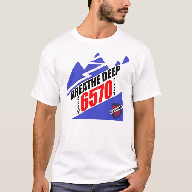Respire camisetas profundas (Frente)