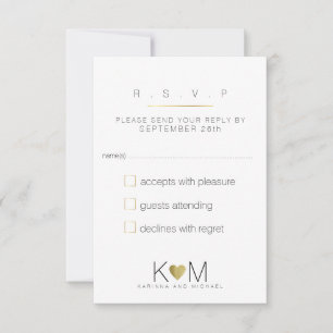 responder, responder ao casamento elegante do rsvp