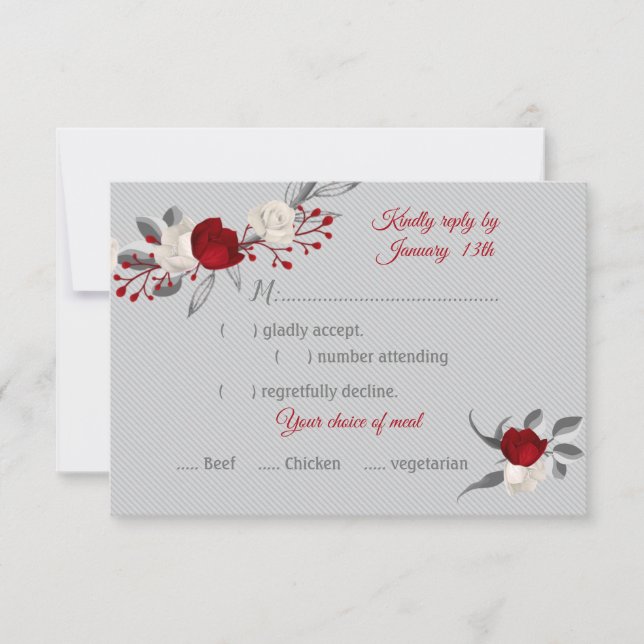 resposta à escolha de refeição botânica de flores  (Frente)