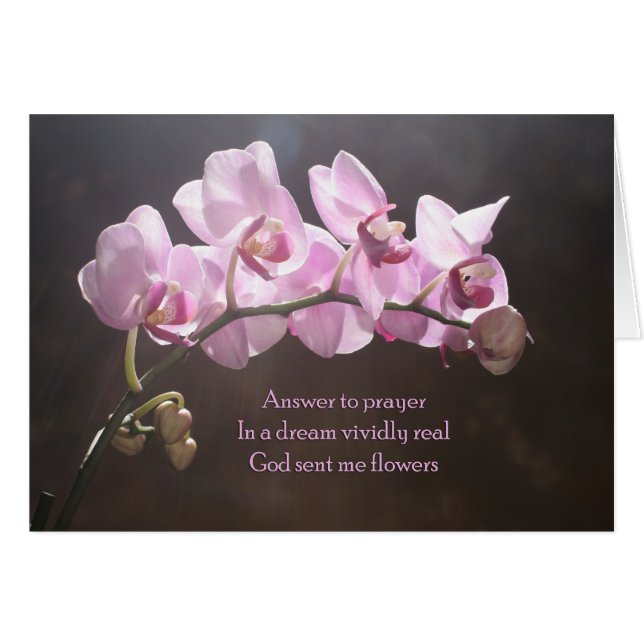 Resposta ao cartão da oração (Frente horizontal)