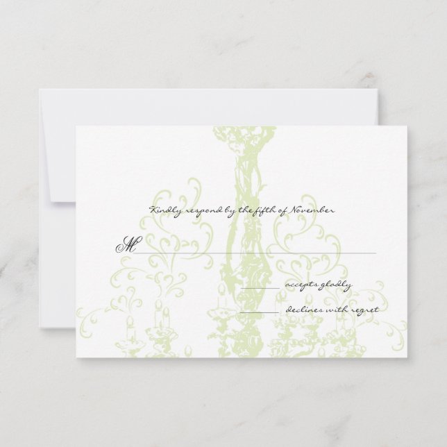 Resposta ao Casamento de Chandelier, Anônimo Verde (Verso)