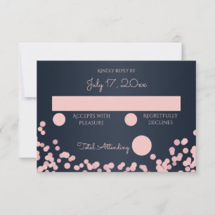 Resposta Bokeh Pink e Marinho Blue Wedding