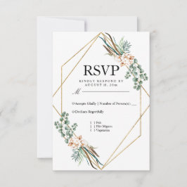 Resposta de Casamento Boho Algodão Verde